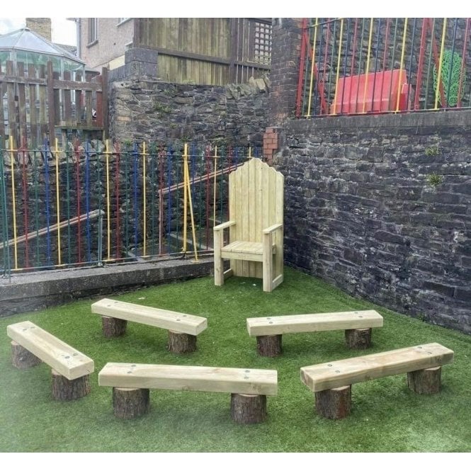 1.2m Stump and Sleeper Bench