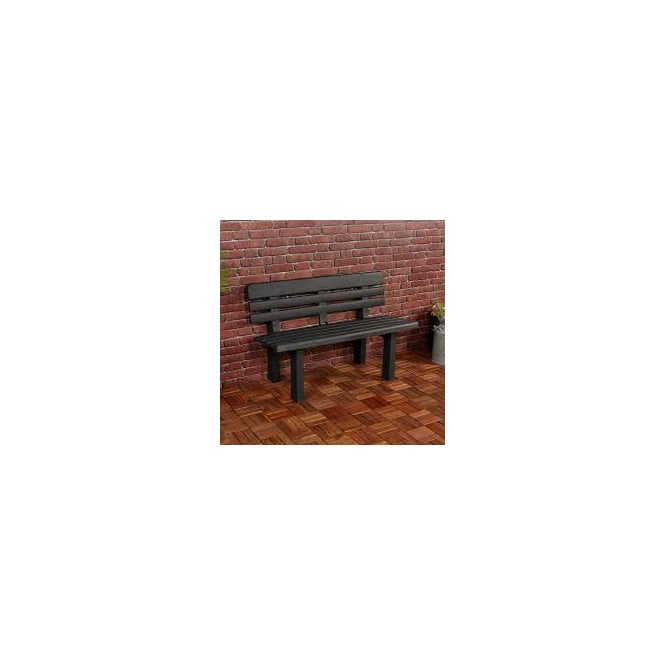 2 Seater Weather Resistant Waterproof Outdoor Plastic Garden Bench