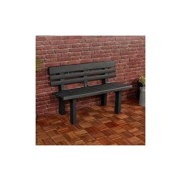 2 Seater Weather Resistant Waterproof Outdoor Plastic Garden Bench