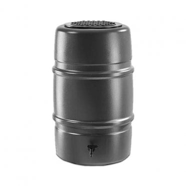 227L Water Butt Barrel in Grey - STAND SOLD SEPARATELY