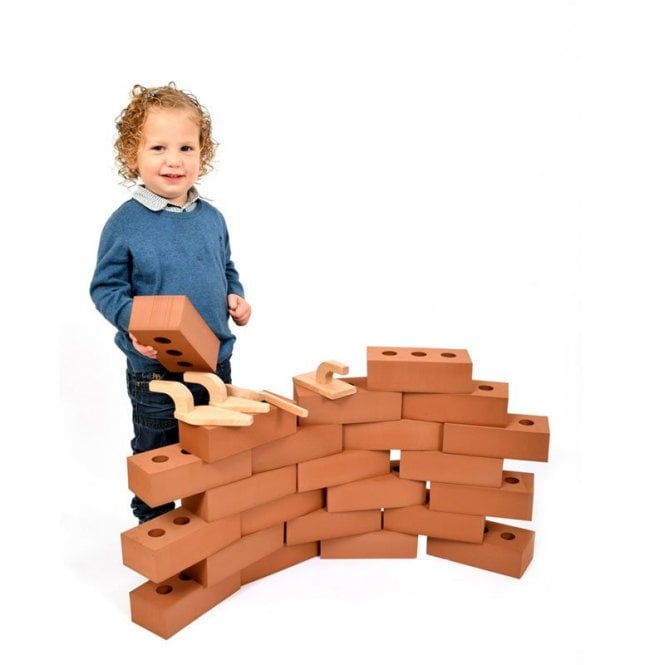 25 x Foam Building Bricks – 20cm