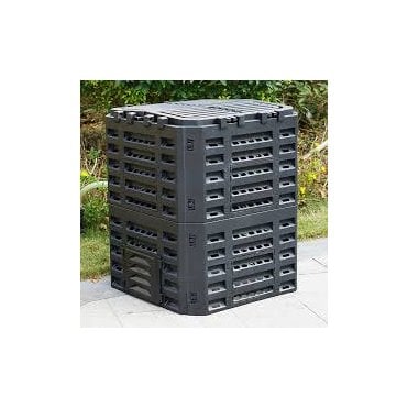 340l Garden Composter Eco Compost Converter Recycling Soil Storage Bin Waste Box