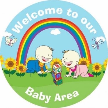 Baby Area - Sunflower sign