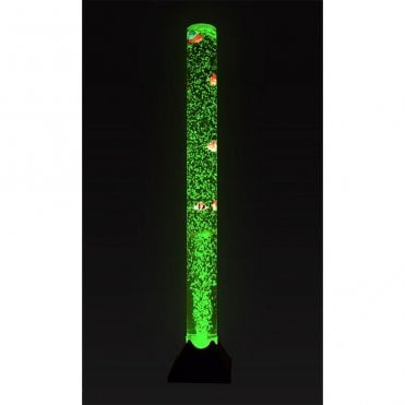 Bubble Light Tube Remote Control, 10 plastic fish, Wall Bracket – 120cm