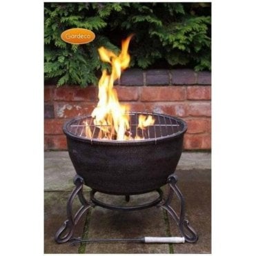 Cast Iron Bronze Fire Bowl