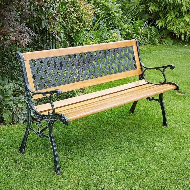 Cross Iron Bench
