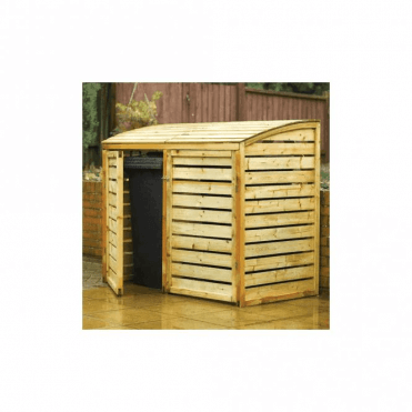 Double Wheelie Bin Storage Unit