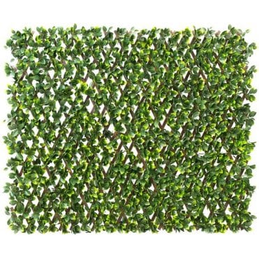 Extendable Artificial Poplar Screening Brown Trellis 1m x 2m