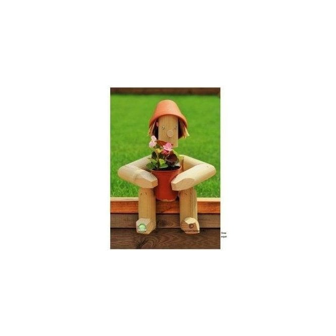 Flower Pot Figure - The Sitter