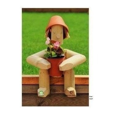 Flower Pot Figure - The Sitter