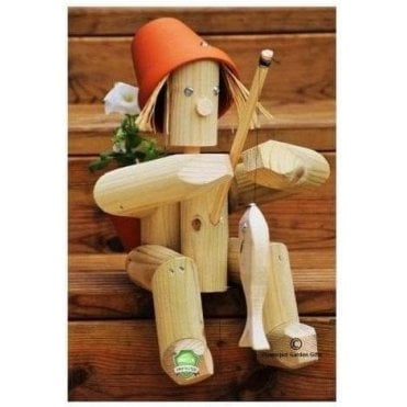 Flowerpot Figure- Fisherman
