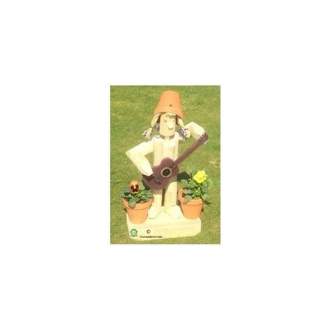 Flowerpot - Stander with Guitar