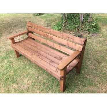 Garden Bench – 3 Seater with Arms