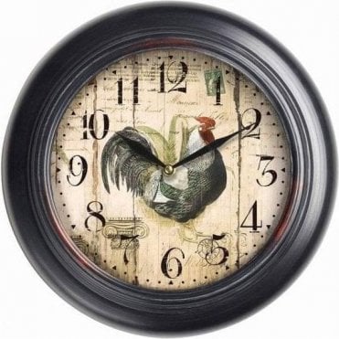 Garden Clock Cockeral - 32cm (12.5")