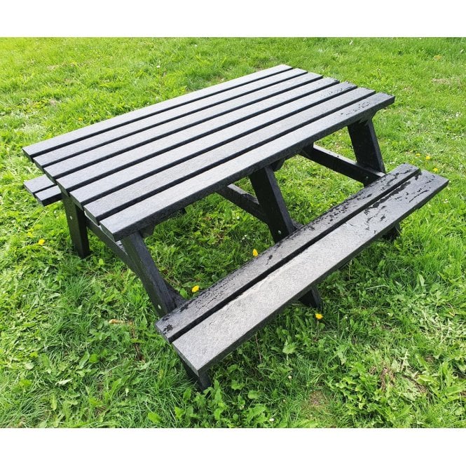 Large Recycled Plastic Composite Rectangle Picnic Bench