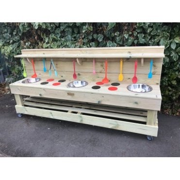 Large Triple Sink Mud Kitchen