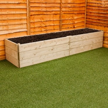 Long Timber Raised Bed