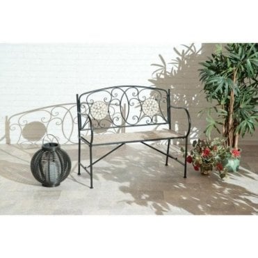 Milan Mosaic Bench
