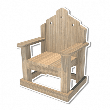 Mobile Free Standing Story Telling Chair