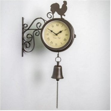 Outdoor Clock and Thermometer
