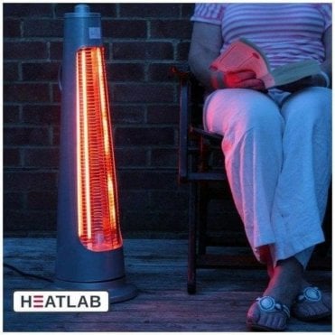  Patio Heater Rotating with 2 Power Settings