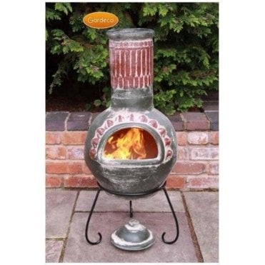 Plumas Clay Chimenea (Green)
