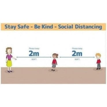 Social Distance Sign