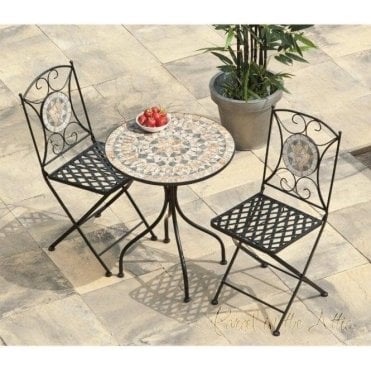 Turin Mosaic Bistro Set - CURRENTLY OUT OF STOCK