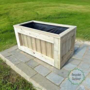 Wooden Garden Planter 150cm L x 40cm W x 60cm High