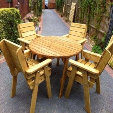 Wooden Table & Chairs